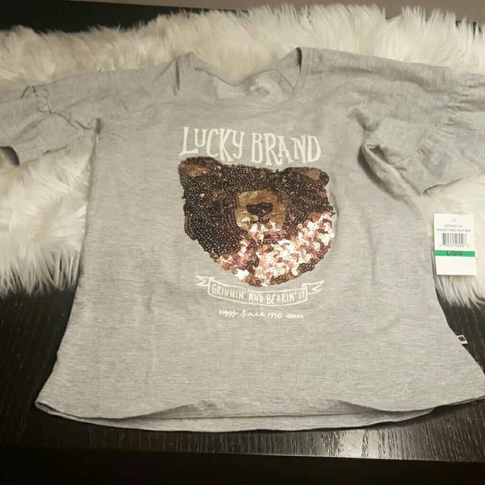 Lucky Brand Windstrom Heather Shirt Sz L